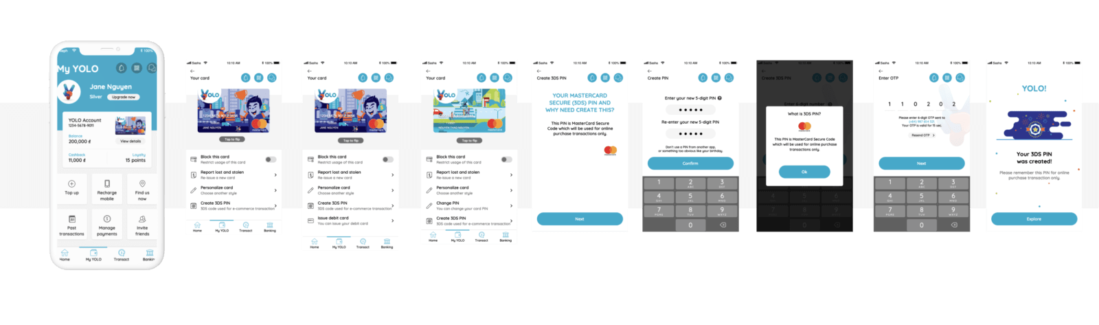 YOLO BANKING APP - Vietnam's first digital bank