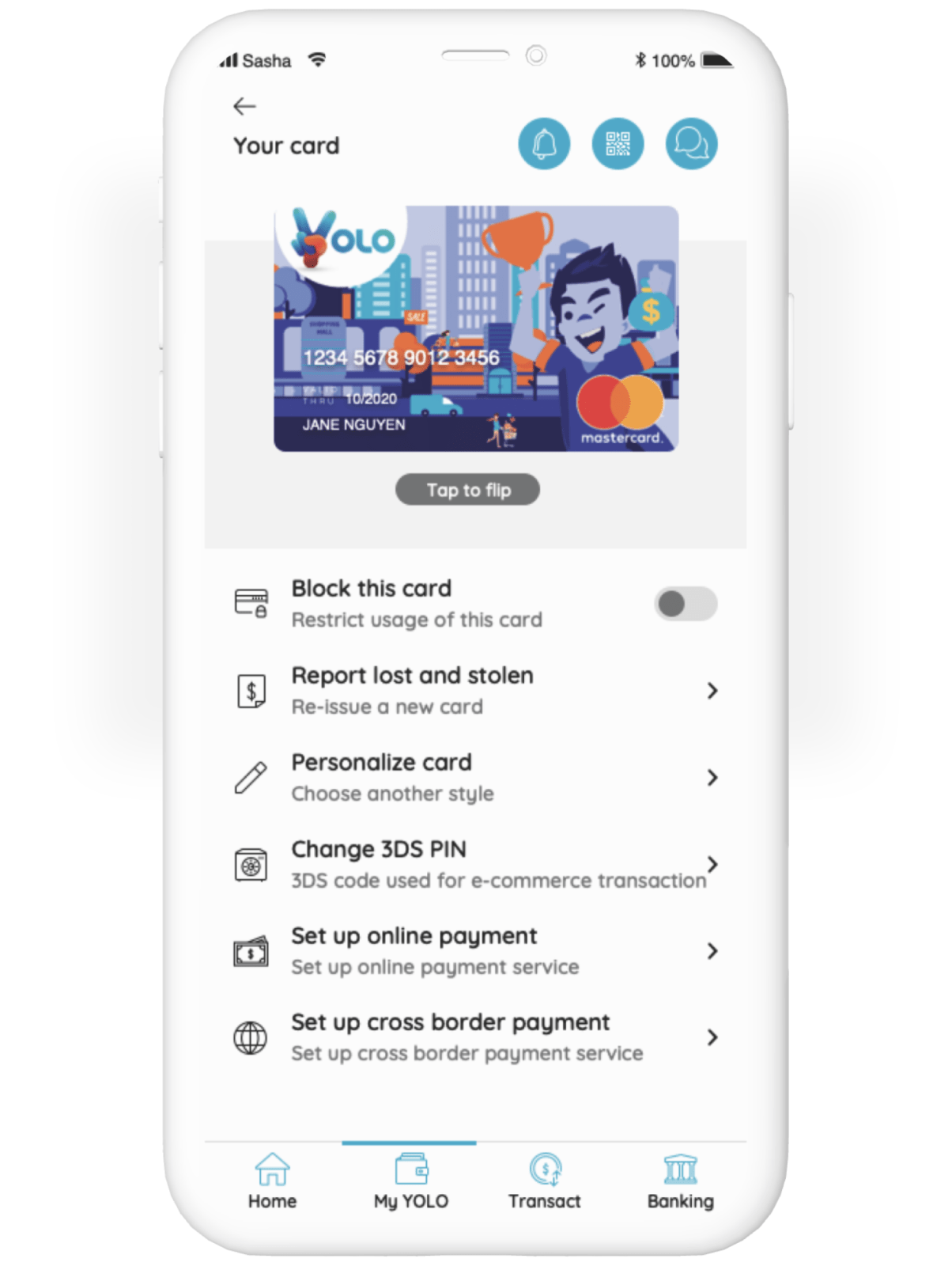 YOLO BANKING APP - Vietnam's first digital bank