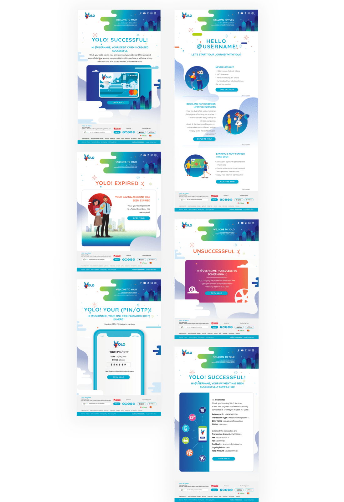 YOLO BANKING APP - Vietnam's first digital bank